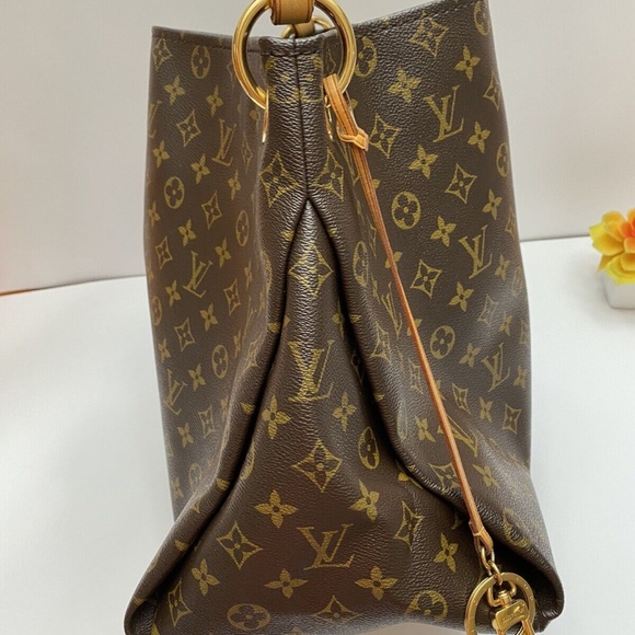 Louis Vuitton Artsy MM Monogram Shoulder Bag Tote Purse (GI4181) - Picture 5 of 14